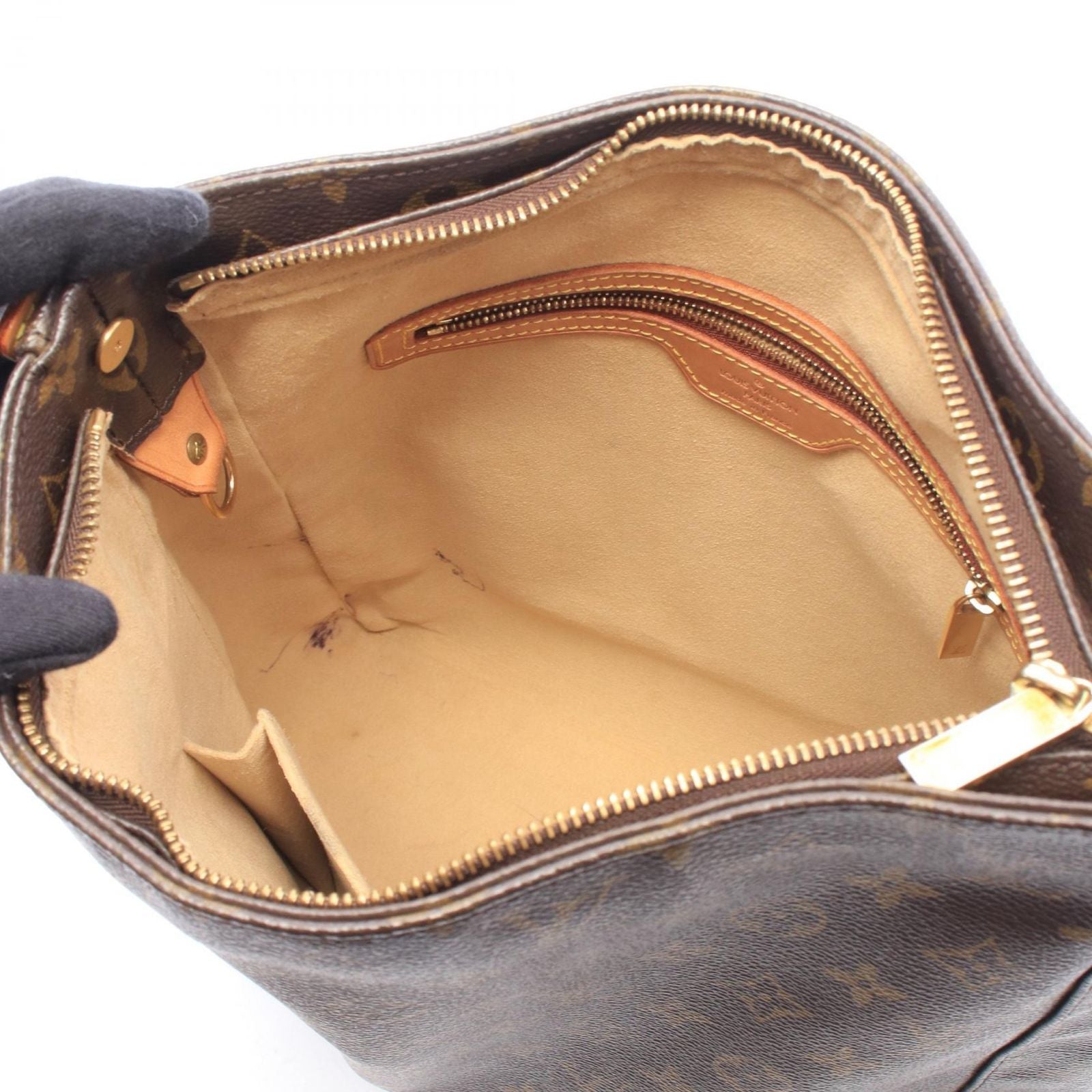 Louis Vuitton Shoulder Bag Looping GM Monogram Leather — view 3