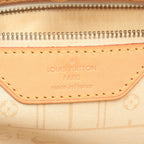 Louis Vuitton Tote Bag Neverfull MM Damier Azur Leather — view 4