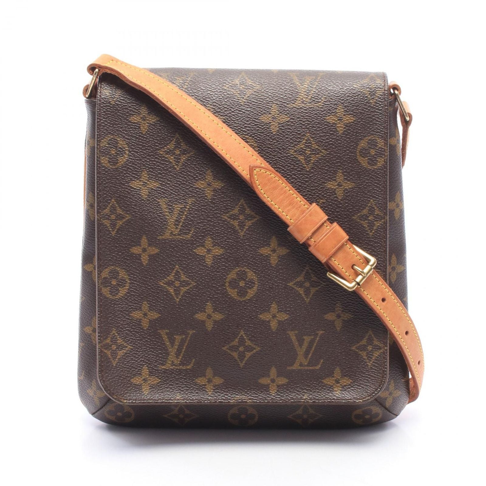 Louis Vuitton Shoulder Bag Musette Salsa Short Strap Monogram Leather