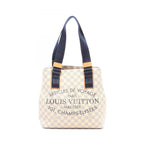 Louis Vuitton Tote Bag Plan Soleil Cabas PM Damier Azur Suede