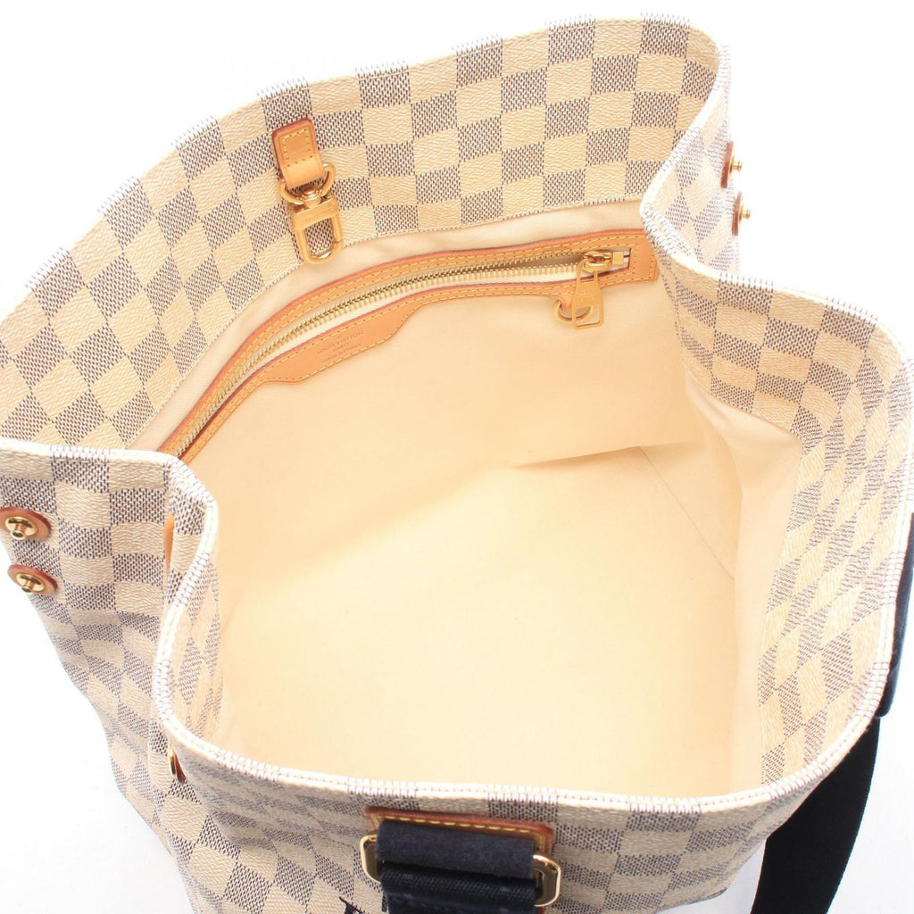 Louis Vuitton Tote Bag Plan Soleil Cabas PM Damier Azur Suede — view 3