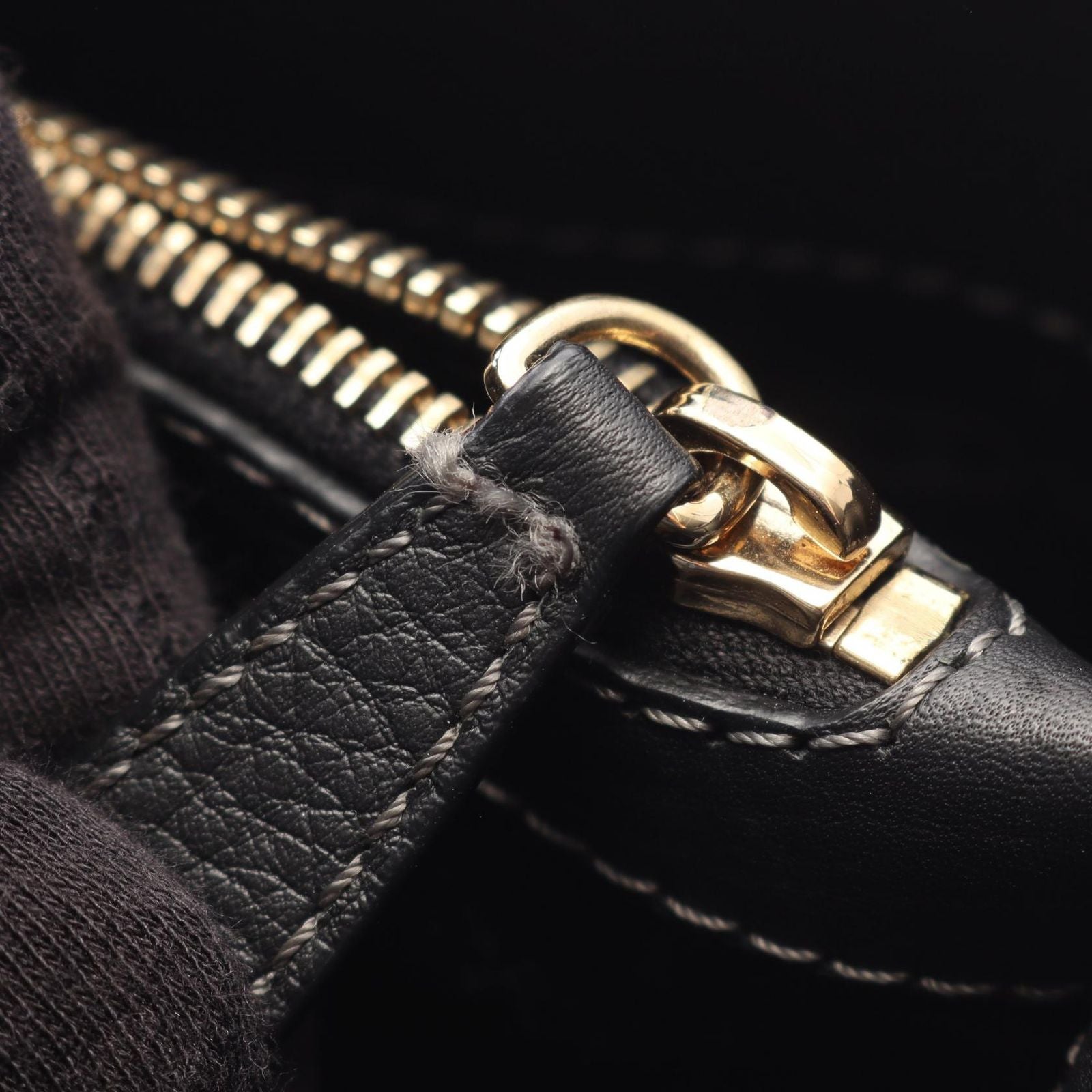 Celine Handbag Boogie Bag Black Leather — view 7
