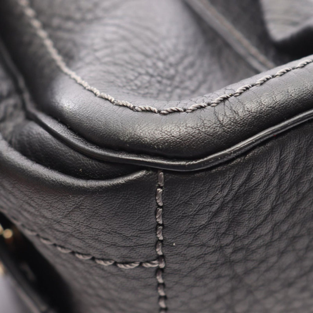 Celine Handbag Boogie Bag Black Leather — view 5