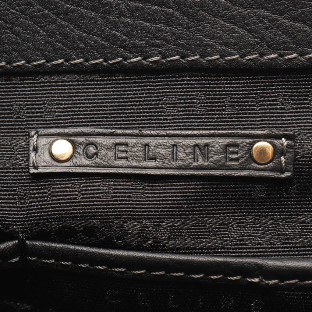 Celine Handbag Boogie Bag Black Leather — view 4