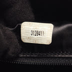 Chanel Shoulder Bag Quilted Black Lambskin Diamond Stitch CC Logo Fringe Chain — view 5