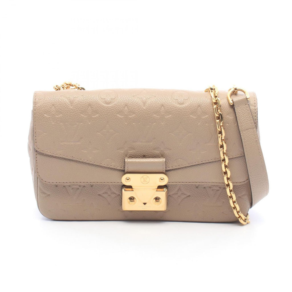 Louis Vuitton Shoulder Bag Malso Monogram Empreinte Tourterelle Leather