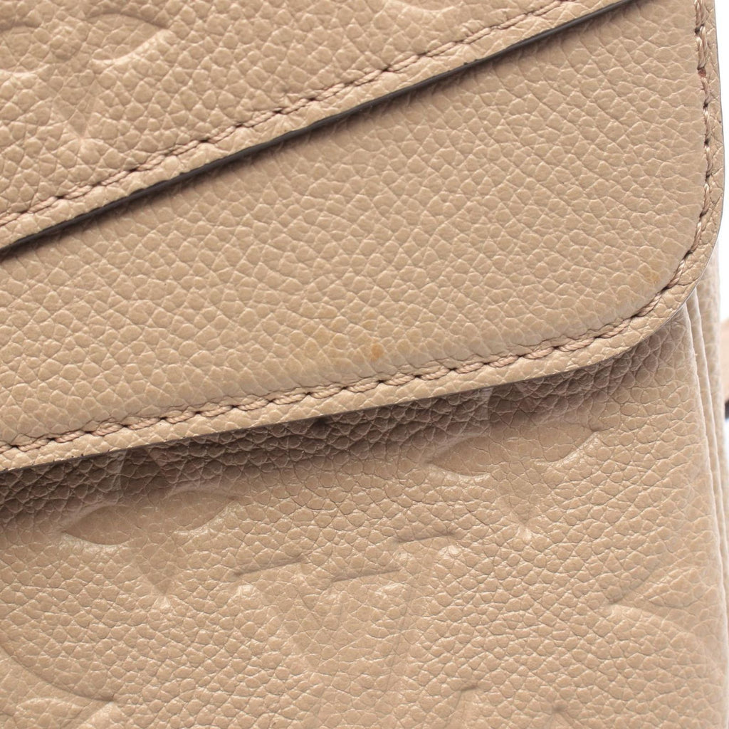 Louis Vuitton Shoulder Bag Malso Monogram Empreinte Tourterelle Leather — view 5