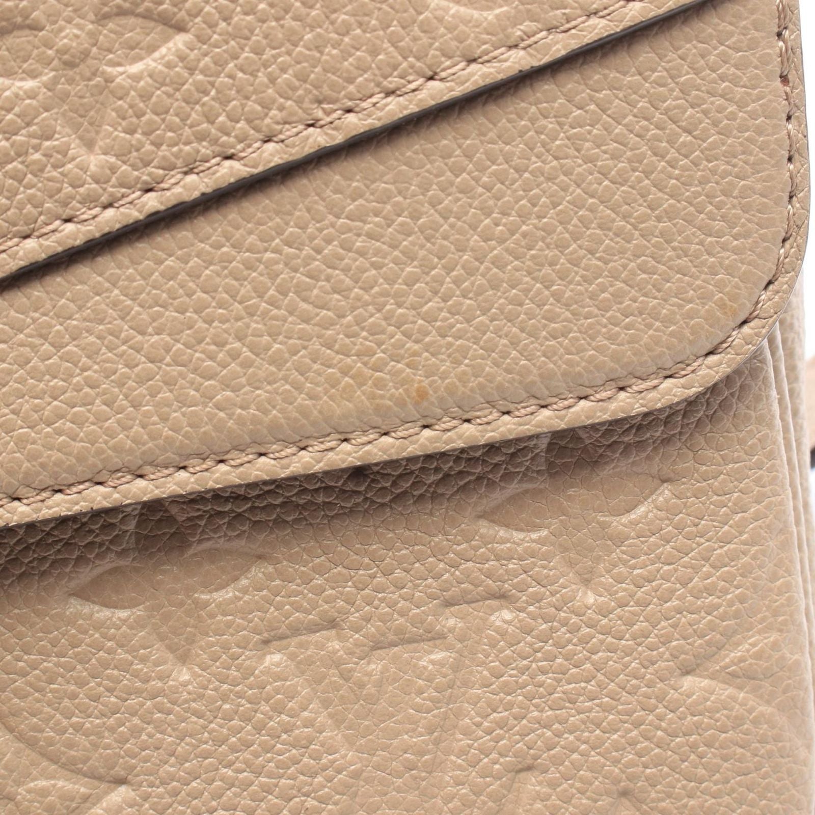 Louis Vuitton Shoulder Bag Malso Monogram Empreinte Tourterelle Leather — view 5