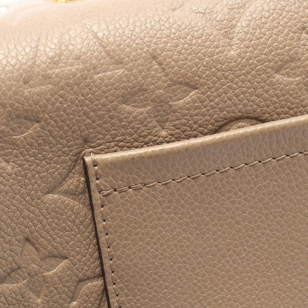 Louis Vuitton Shoulder Bag Malso Monogram Empreinte Tourterelle Leather — view 7