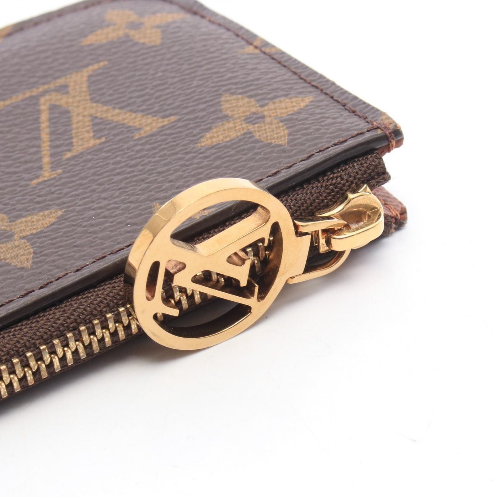 Louis Vuitton Coin Purse Card Case Romy Monogram Leather — view 5