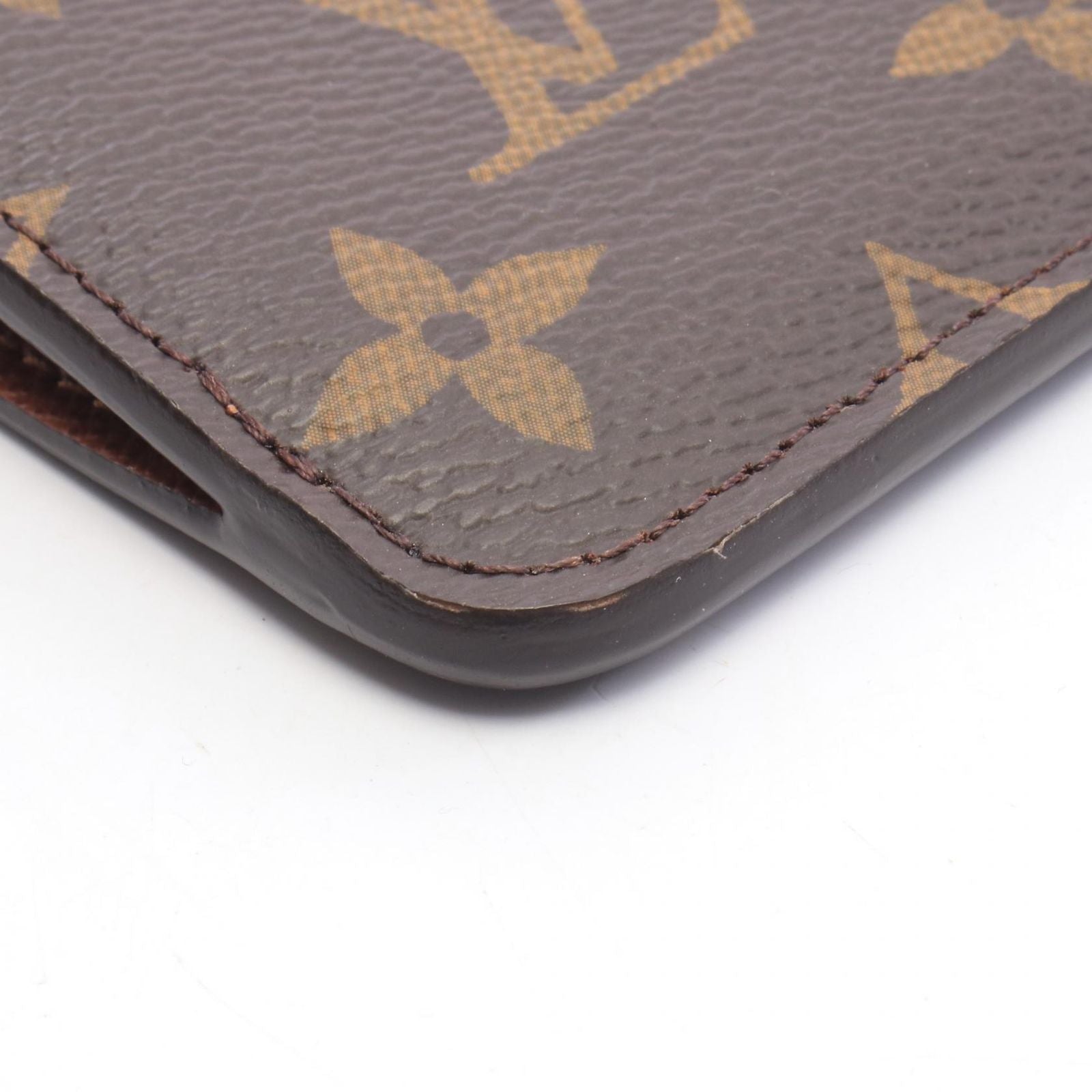 Louis Vuitton Coin Purse Card Case Romy Monogram Leather — view 6