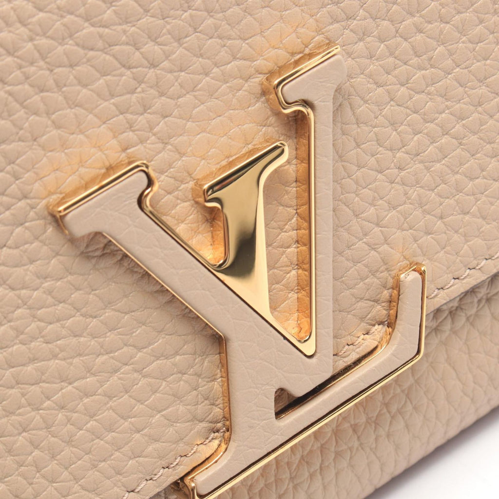 Louis Vuitton Bifold Wallet Portefeuille Capucines Galet — view 5