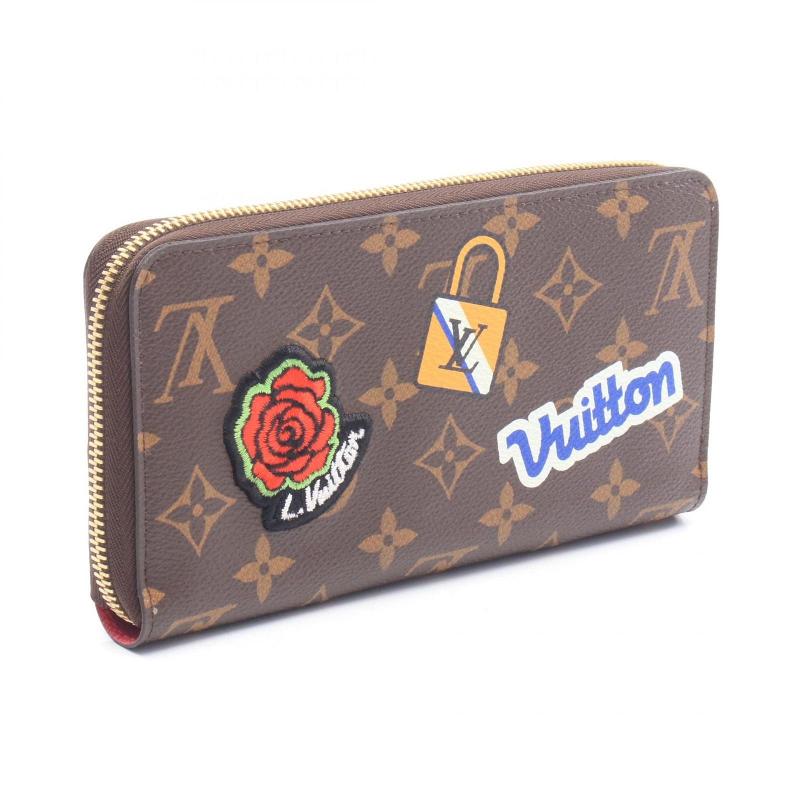Louis Vuitton Round Wallet Zippy LV Street Fuchsia — view 2