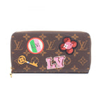 Louis Vuitton Round Wallet Zippy LV Street Fuchsia