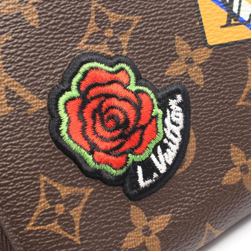 Louis Vuitton Round Wallet Zippy LV Street Fuchsia — view 8