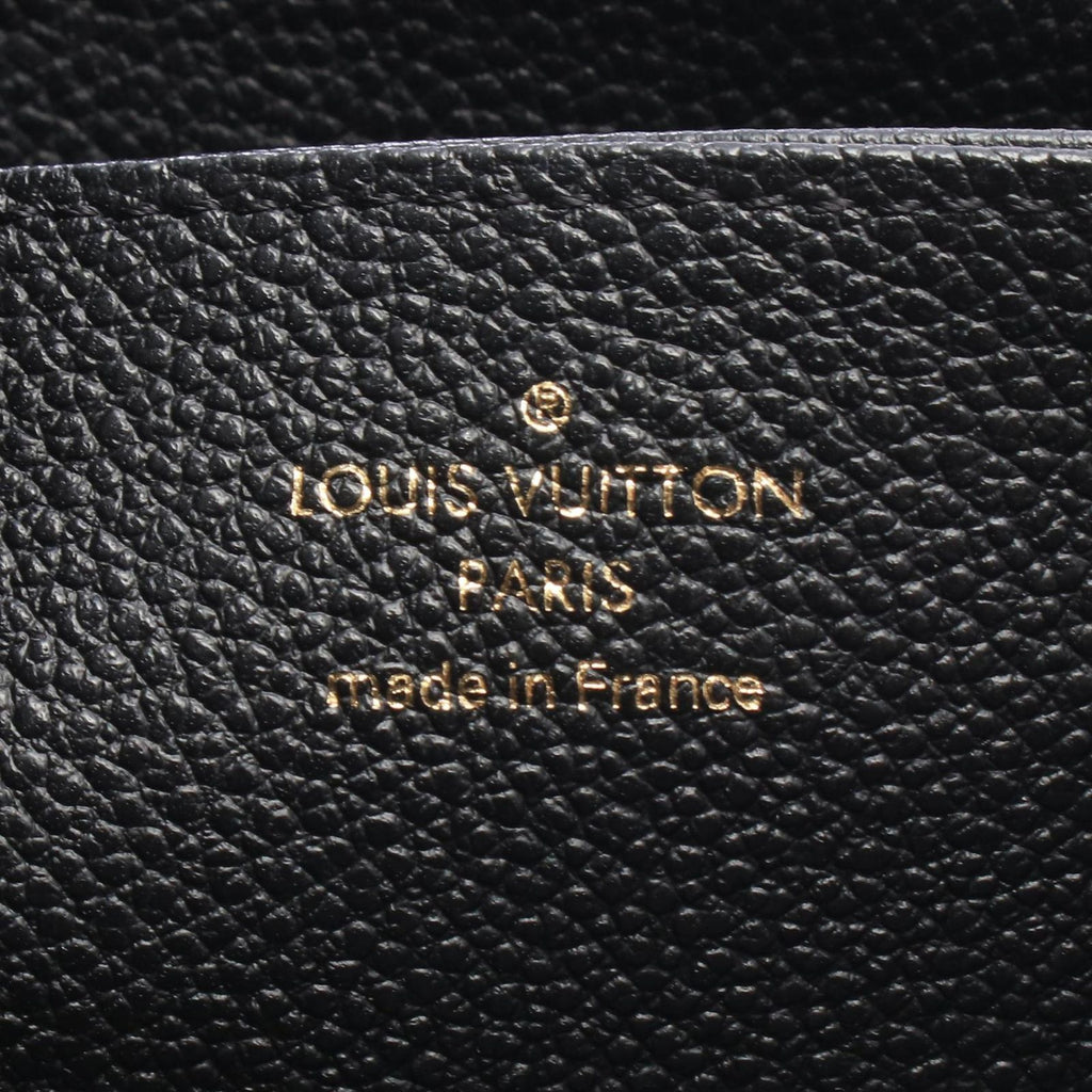 Louis Vuitton Round Wallet Zippy Monogram Empreinte Noir Leather — view 4