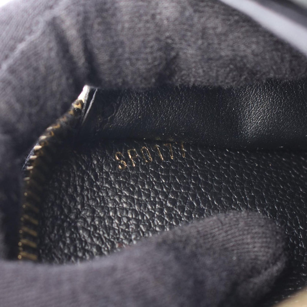 Louis Vuitton Round Wallet Zippy Monogram Empreinte Noir Leather — view 5