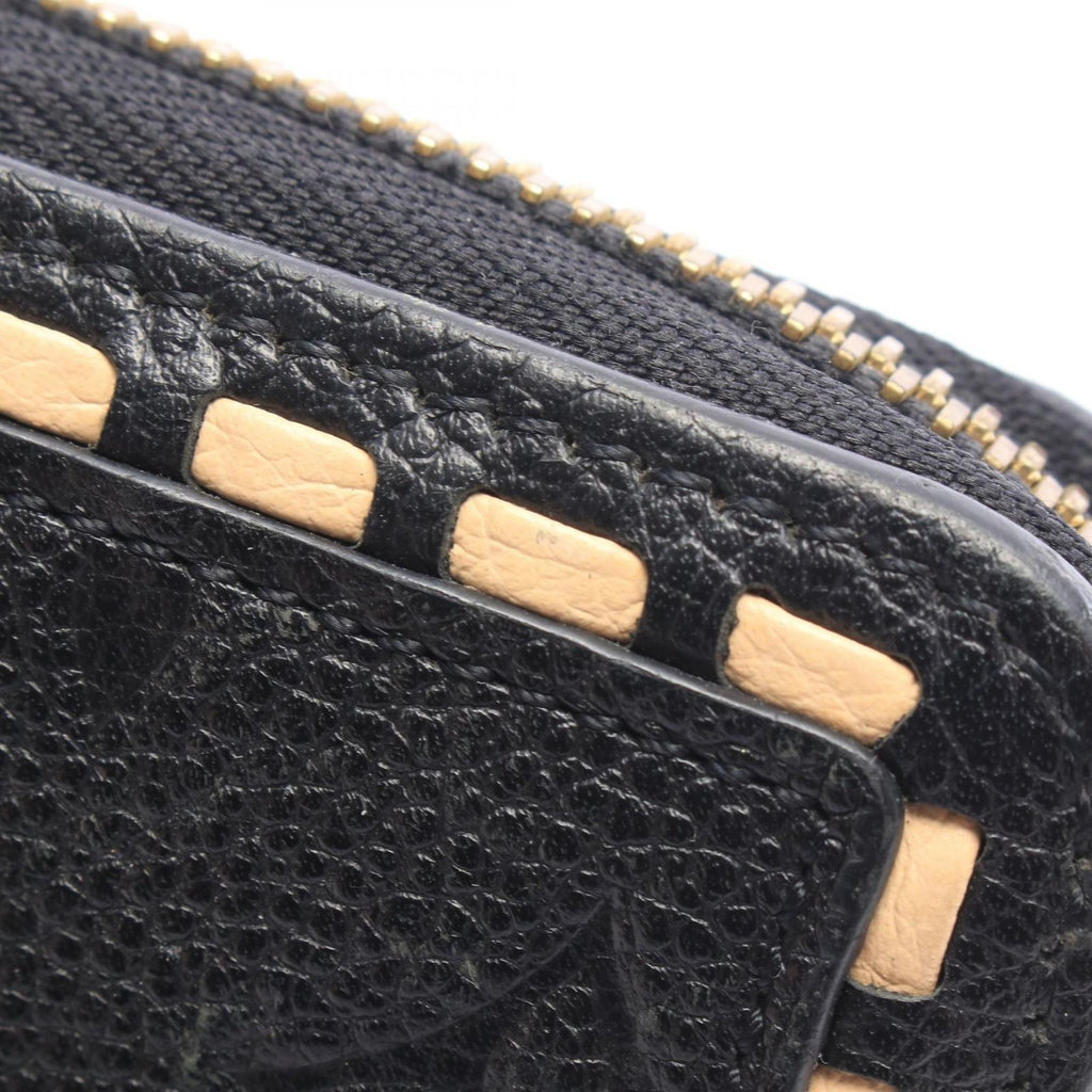 Louis Vuitton Round Wallet Zippy Monogram Empreinte Noir Leather — view 7