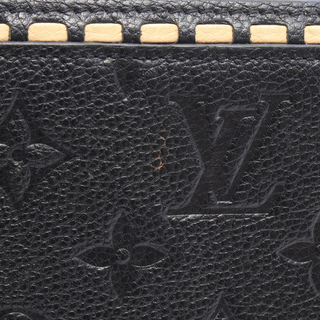 Louis Vuitton Round Wallet Zippy Monogram Empreinte Noir Leather — view 8