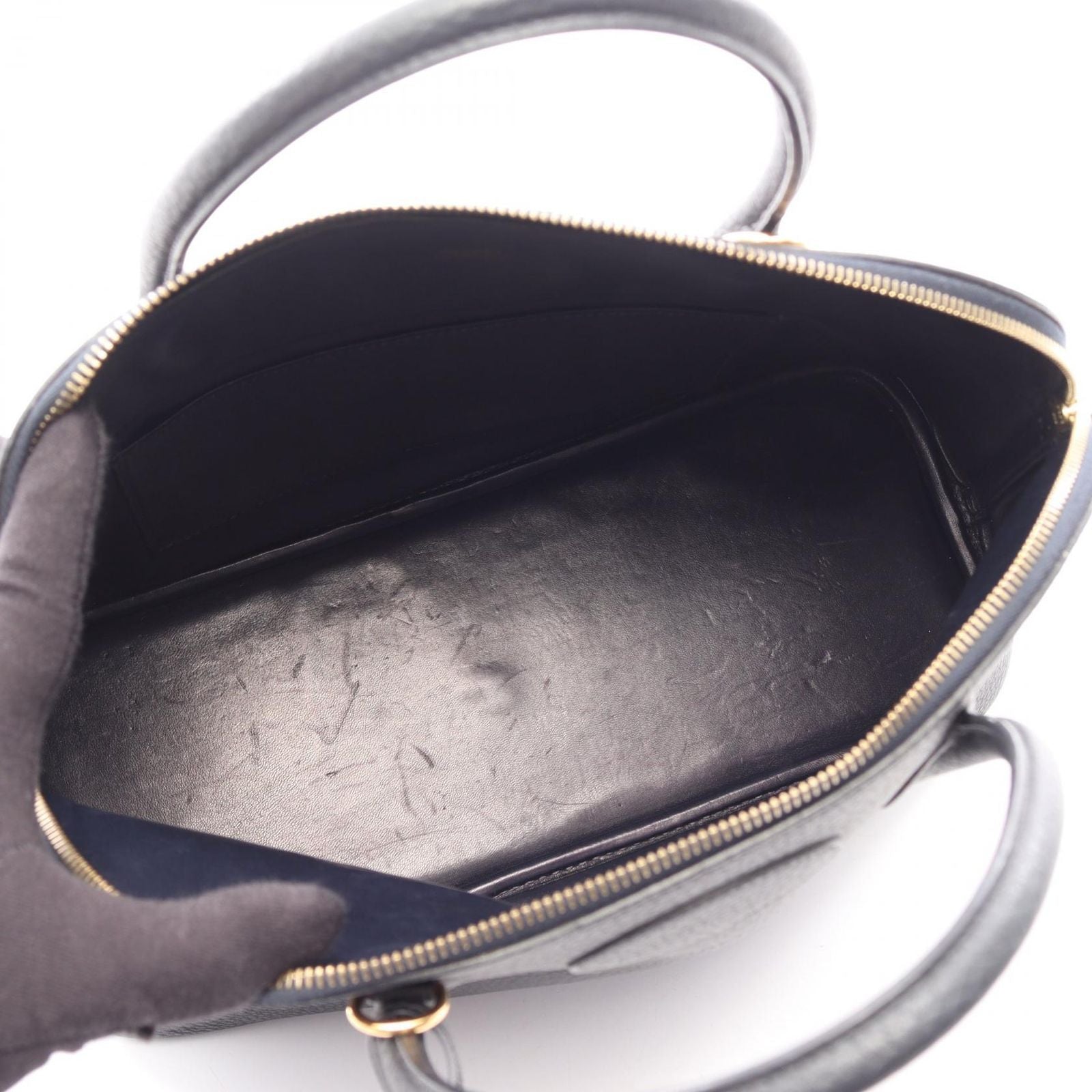 Hermes Handbag Bolide 35 2-Way Blue Indigo Leather 37 — view 3