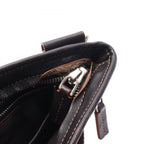 Celine Shoulder Bag Macadam Canvas Leather — view 5