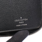 Louis Vuitton Round Wallet Zippy Vertical Taiga Ardoise Leather — view 4