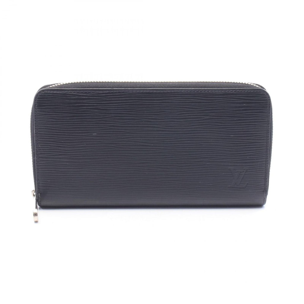 Louis Vuitton Round Wallet Zippy Epi Noir Leather