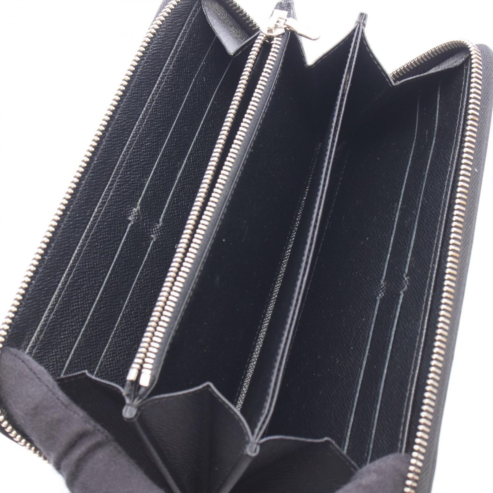 Louis Vuitton Round Wallet Zippy Epi Noir Leather — view 3