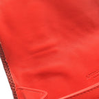 Bottega Veneta Shoulder Bag Intrecciato Red Leather Exotic Chain — view 6