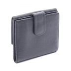 Chanel Bifold Wallet CC Logo Black Caviar Leather — view 2