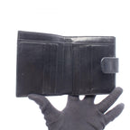 Chanel Bifold Wallet CC Logo Black Caviar Leather — view 3