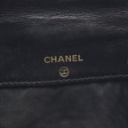 Chanel Bifold Wallet CC Logo Black Caviar Leather — view 5