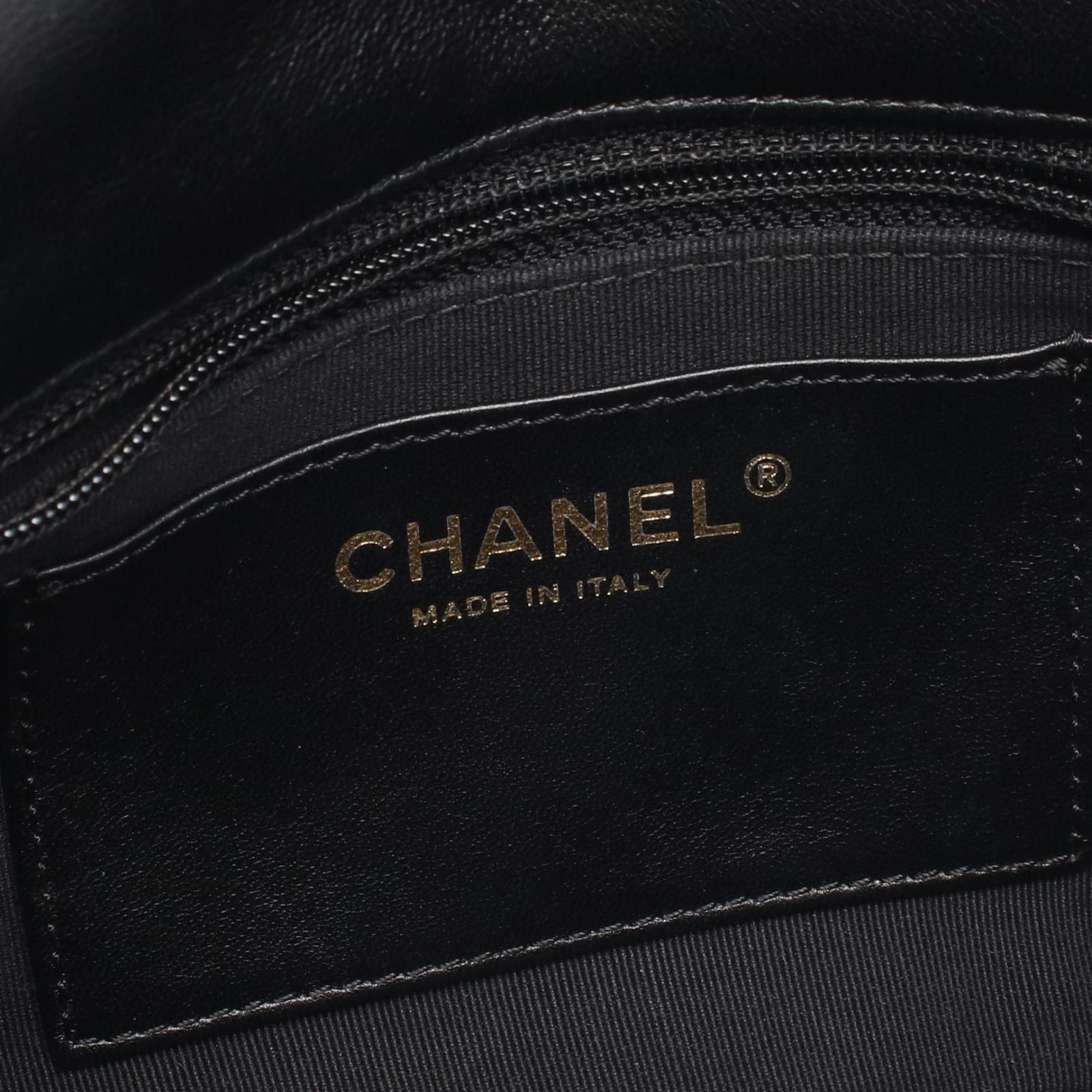 Chanel Shoulder Bag Quilted Small Flap Black Leather Chain — view 4