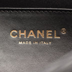 Chanel Shoulder Bag Quilted Small Flap Black Lambskin Chain — view 4