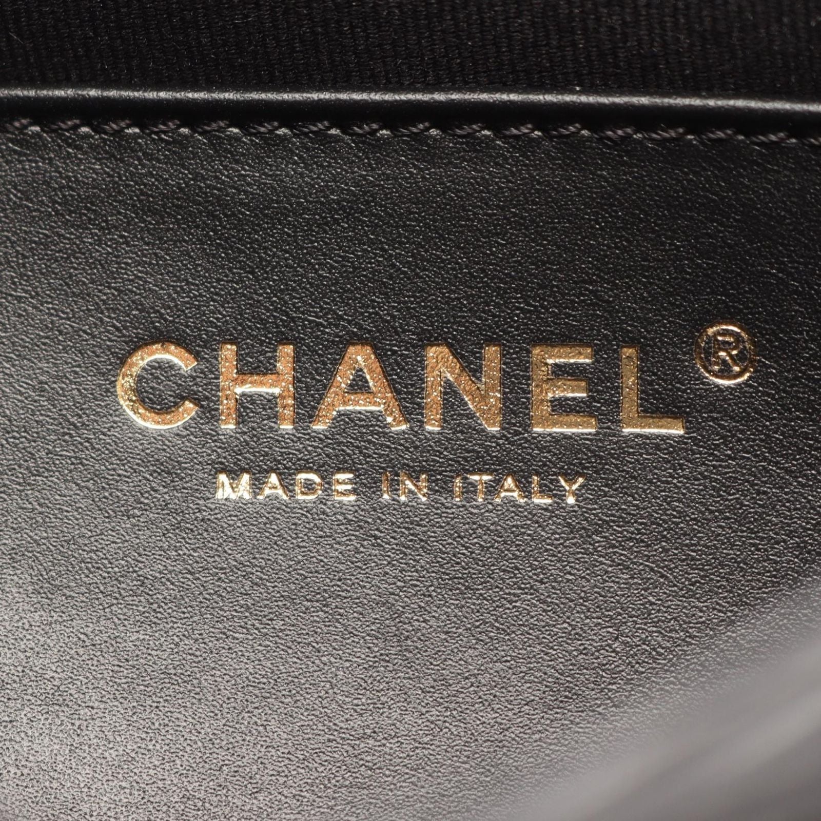 Chanel Shoulder Bag Quilted Small Flap Black Lambskin Chain — view 4