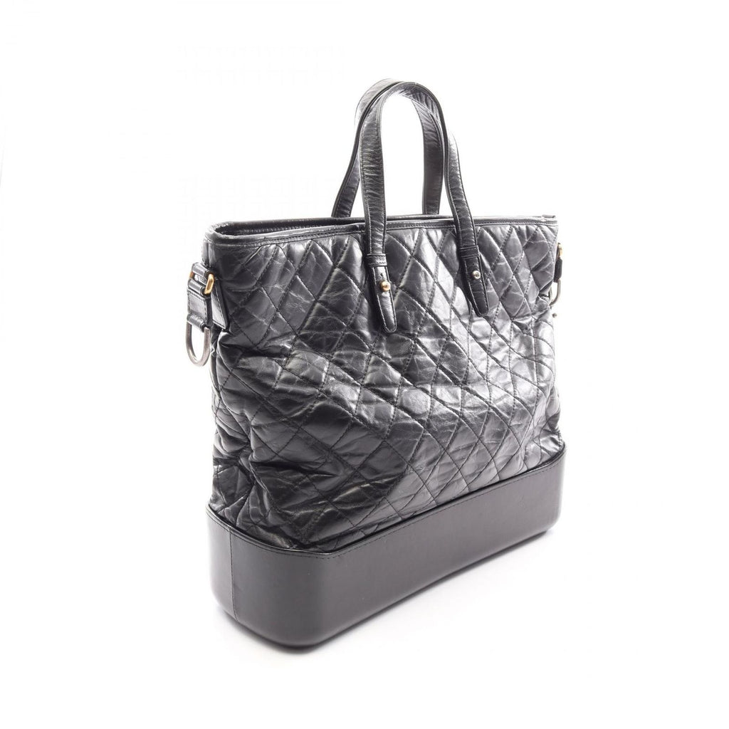 Chanel Handbag Gabrielle 2-Way Black Leather Tote — view 2