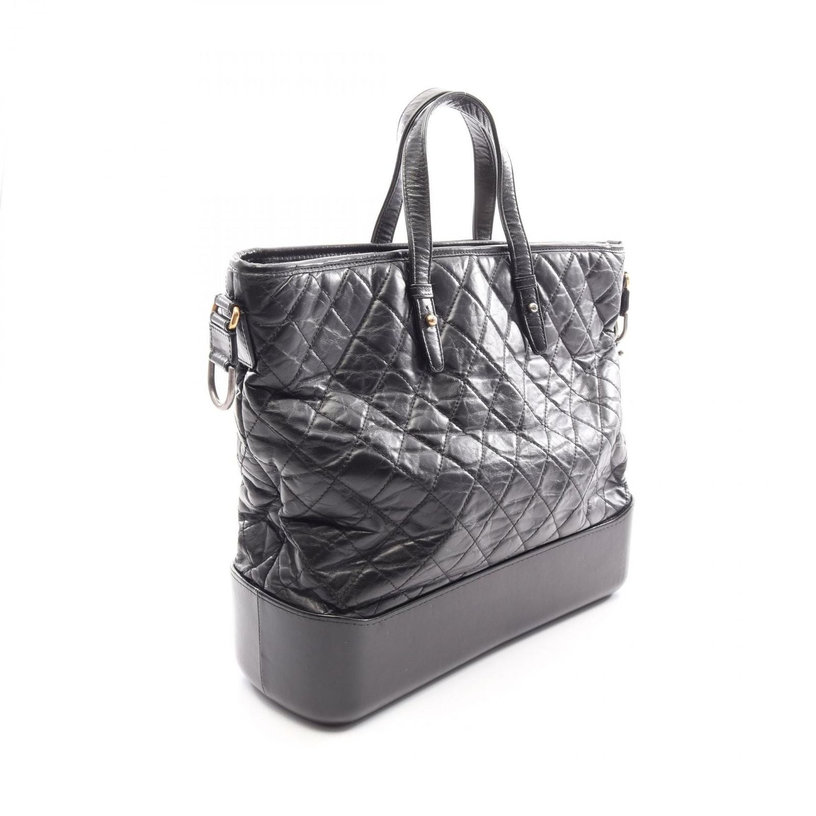 Chanel Handbag Gabrielle 2-Way Black Leather Tote — view 2