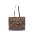 Louis Vuitton Shoulder Bag On The Go GM Monogram Giant Reverse Leather