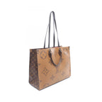 Louis Vuitton Shoulder Bag On The Go GM Monogram Giant Reverse Leather — view 2
