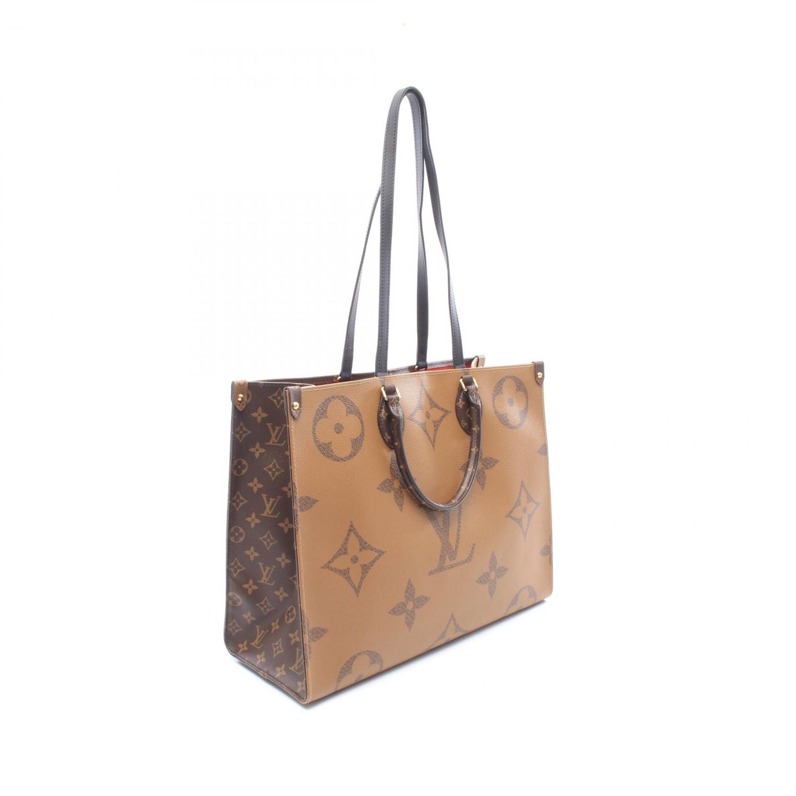 Louis Vuitton Shoulder Bag On The Go GM Monogram Giant Reverse Leather — view 2