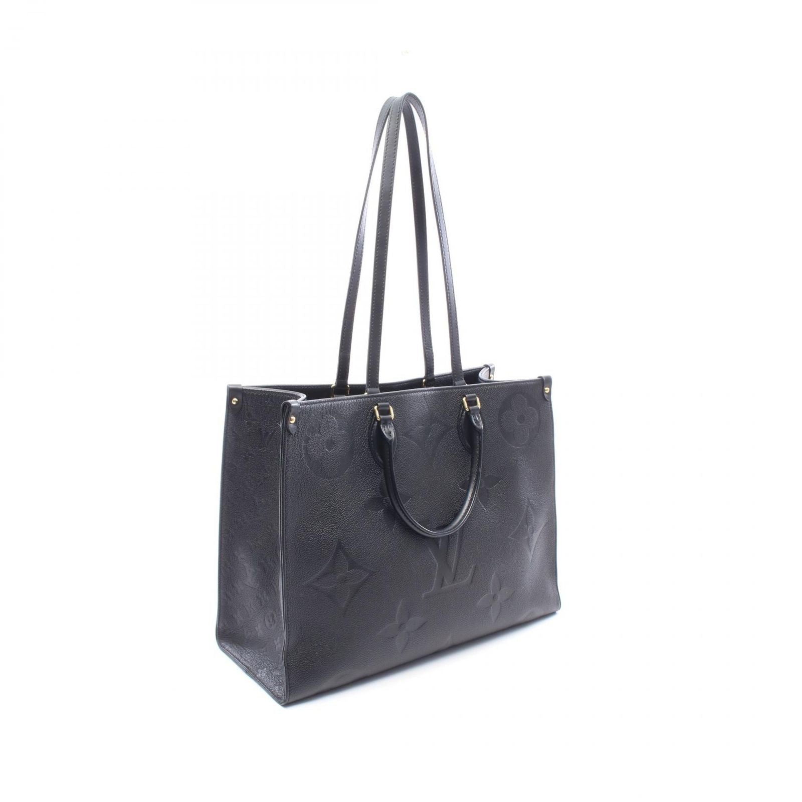 Louis Vuitton Tote Bag On The Go GM Monogram Empreinte Noir Leather — view 2