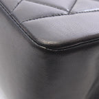 Chanel Shoulder Bag Quilted Diana Flap Black Lambskin Chain — view 8
