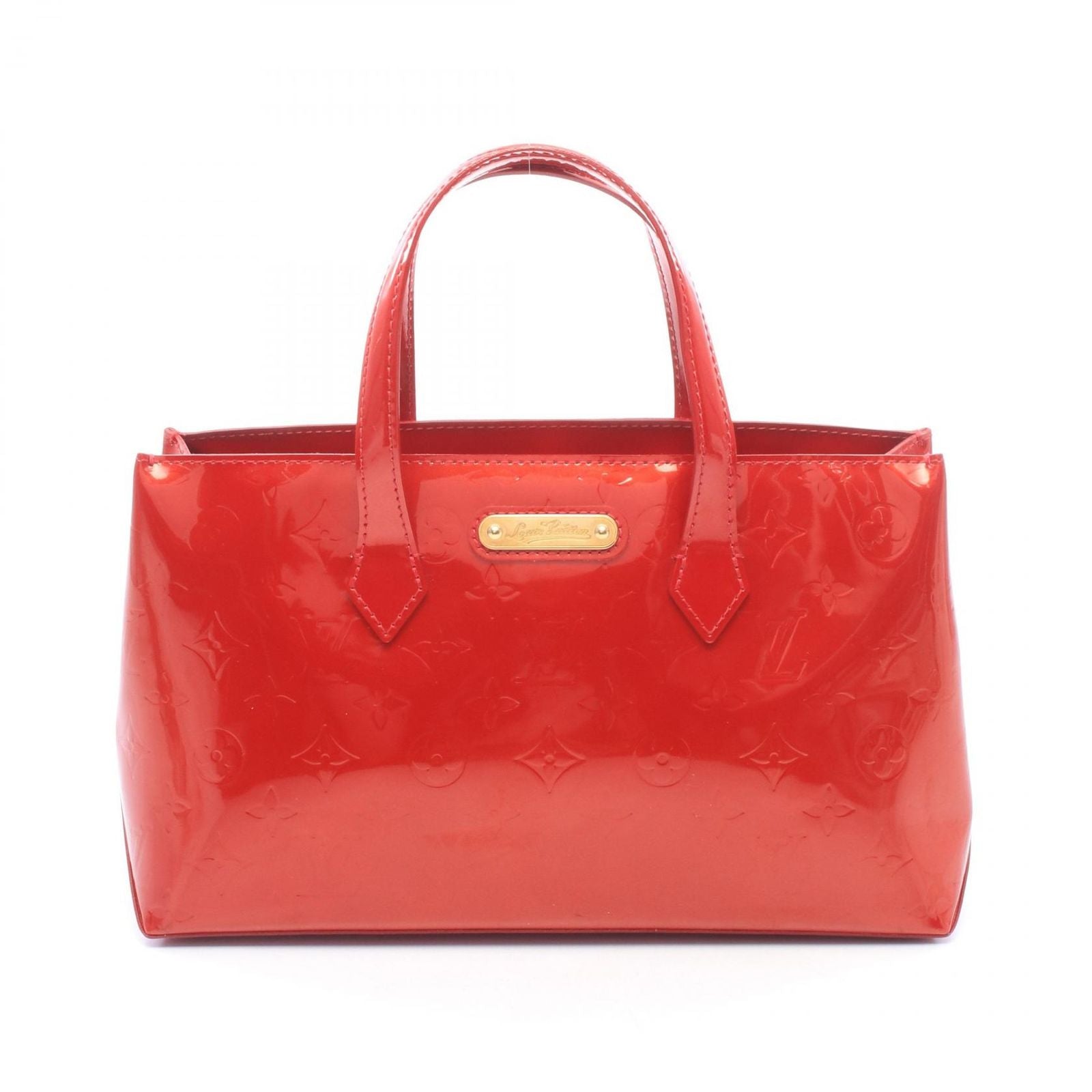 Louis Vuitton Handbag Wilshire PM Pomme D'amour Leather