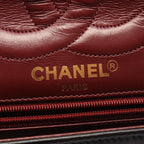 Chanel Shoulder Bag Quilted Limited Edition Double Flap Black Lambskin Chain — view 4