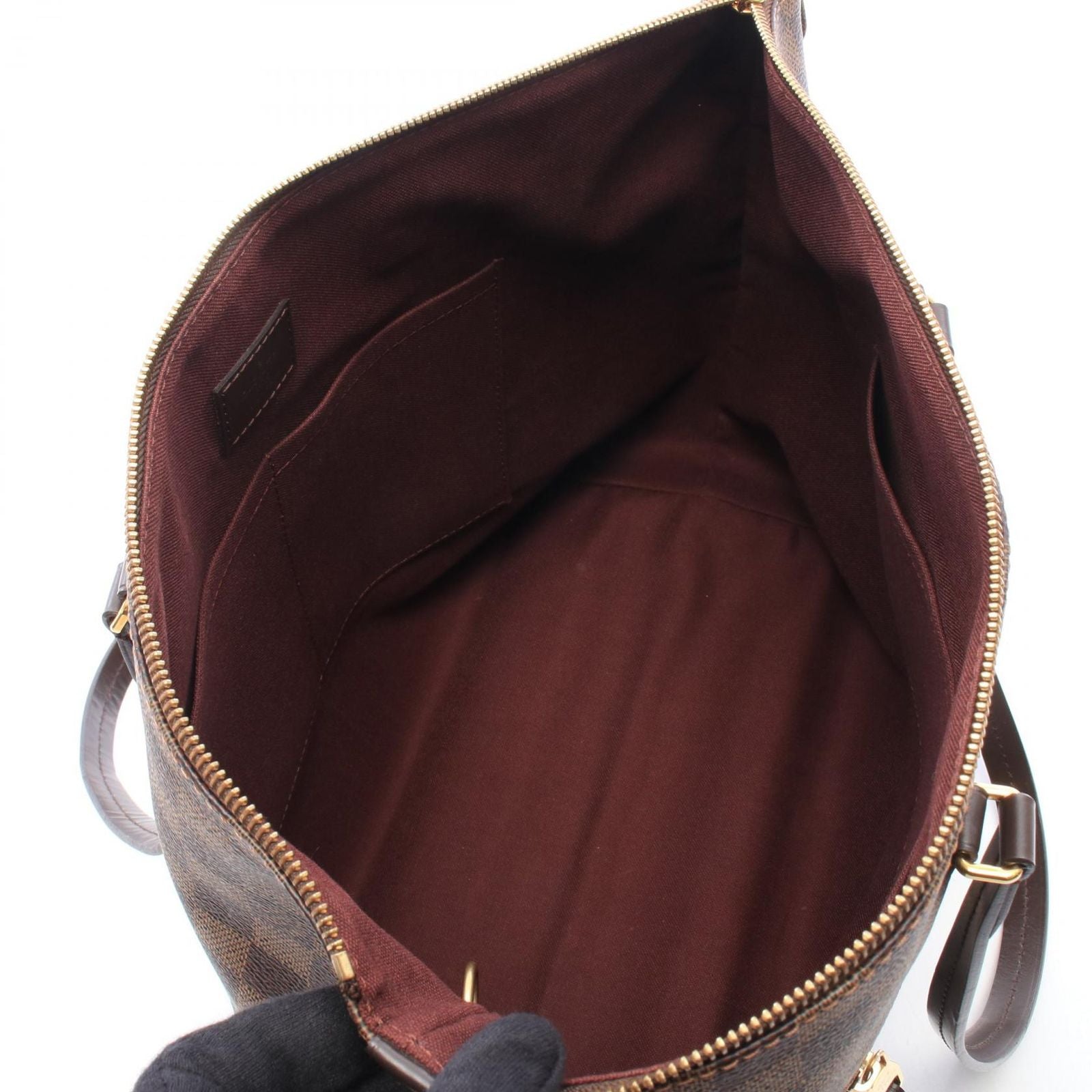 Louis Vuitton Tote Bag Jena MM Damier Ebene Leather — view 3