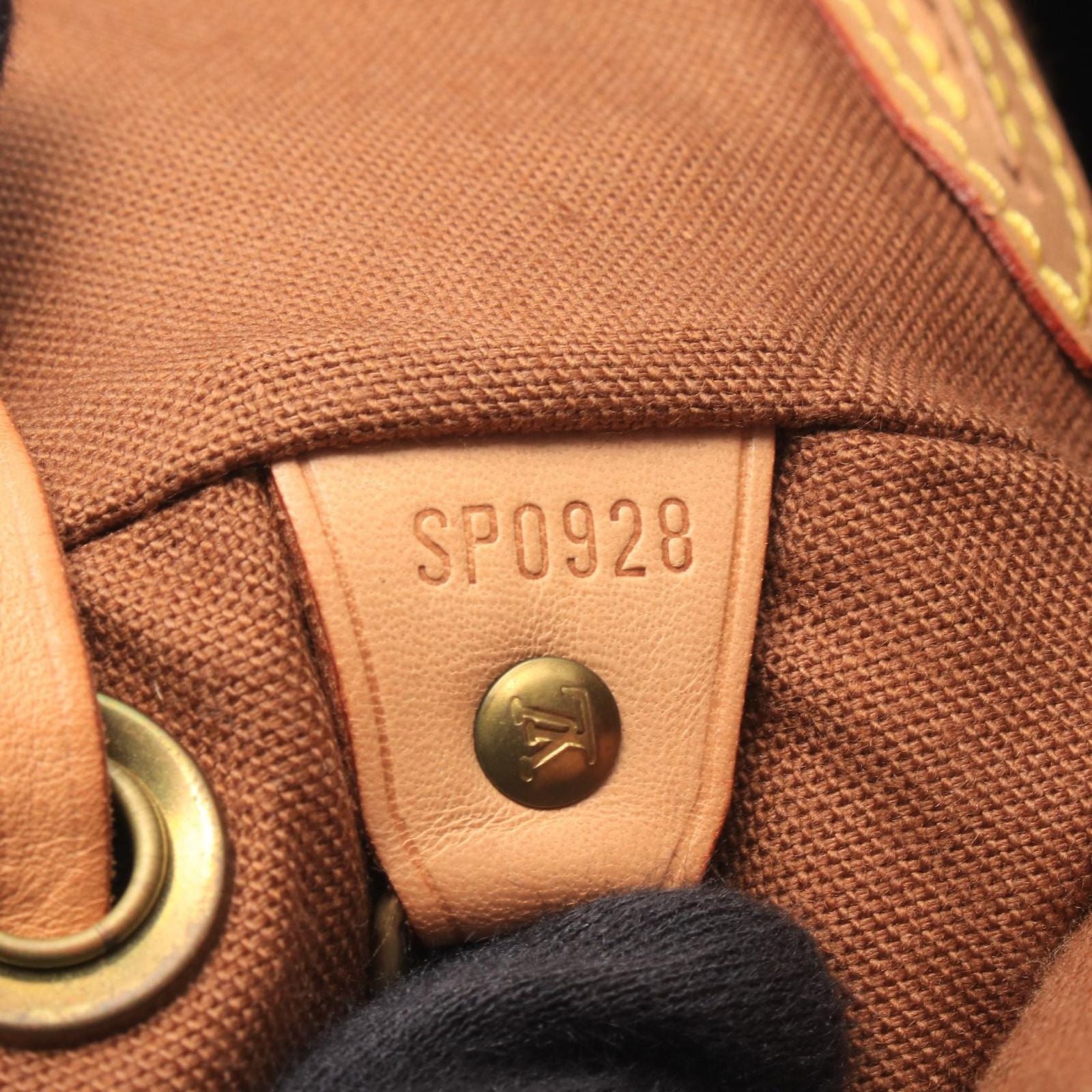 Louis Vuitton Backpack Montsouris MM Monogram Leather — view 5