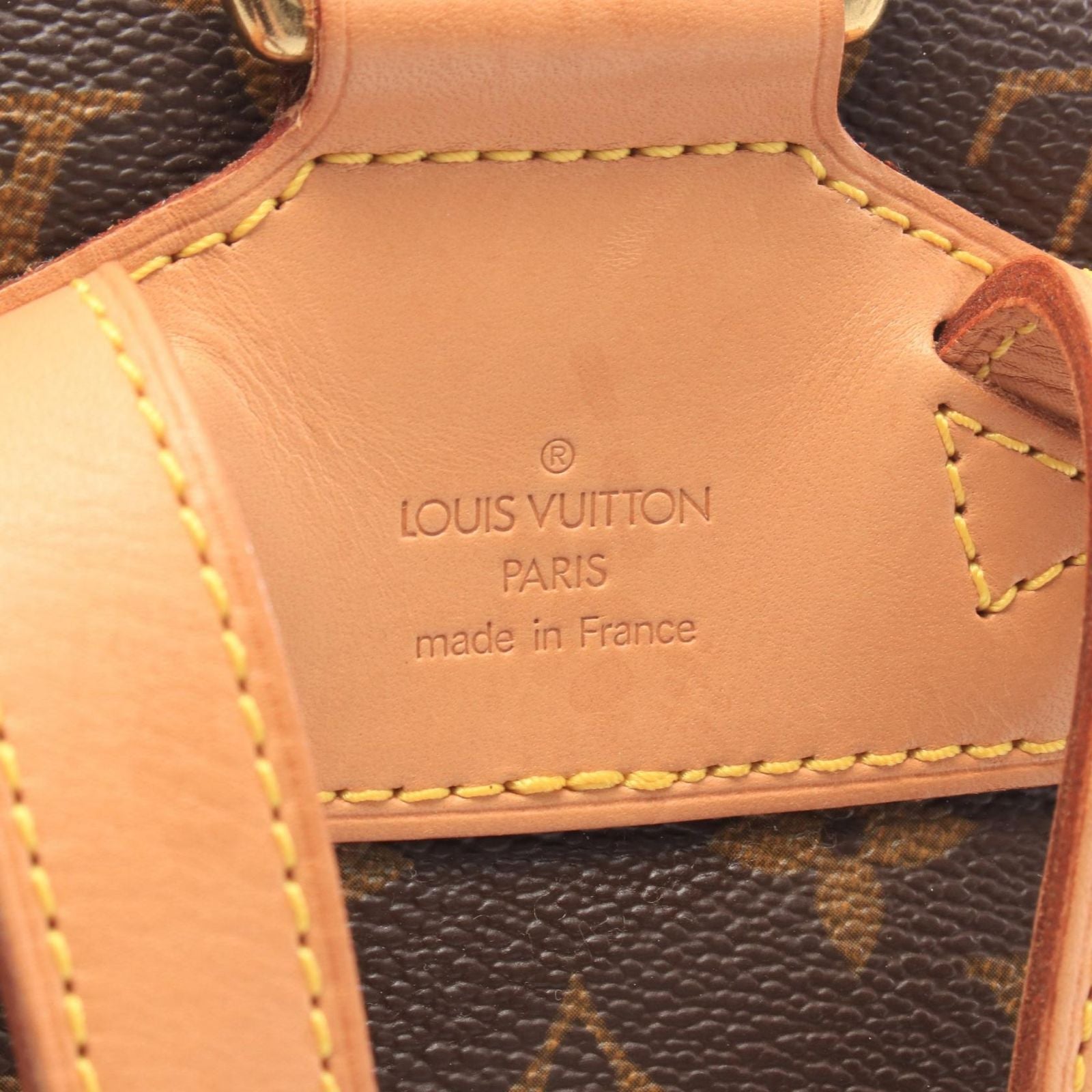 Louis Vuitton Backpack Montsouris MM Monogram Leather — view 4