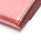 Gucci Bifold Wallet Lovely Pink Patent Leather Heart — view 6