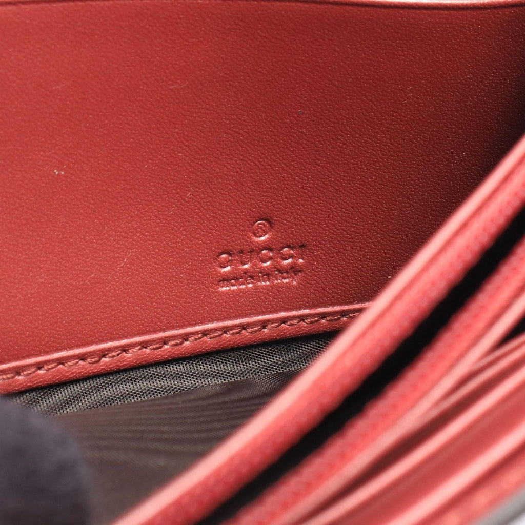 Gucci Bifold Wallet Lovely Pink Patent Leather Heart — view 4