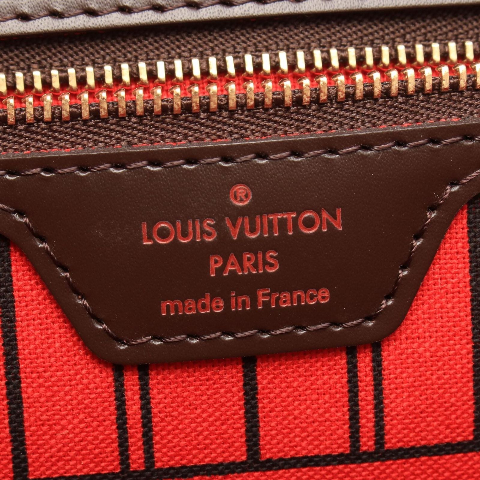 Louis Vuitton Tote Bag Neverfull GM Damier Ebene Leather — view 4